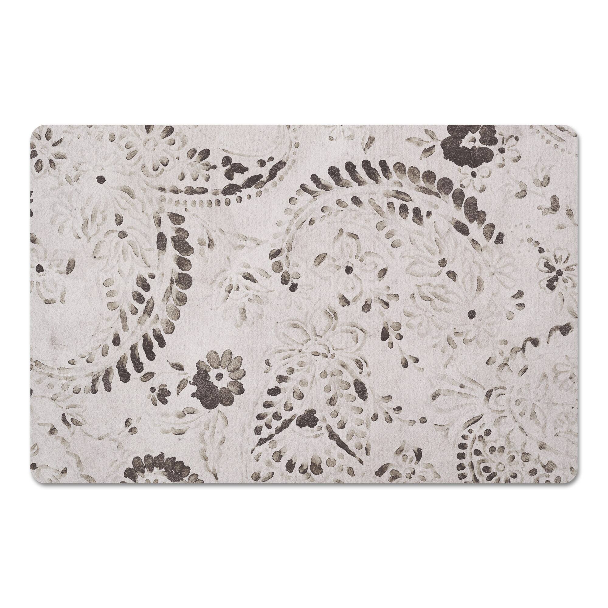 Vintage Paisley Floor Mat